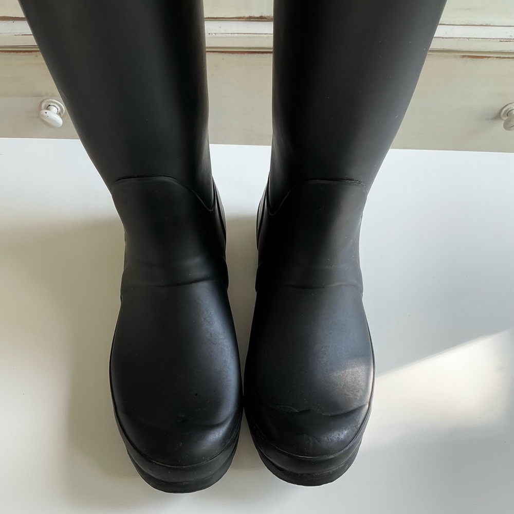Hunter Original Side Adjustable Wellies Sz 37/6 - Picture 7 of 16